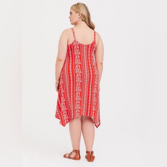 Torrid “MIDI JERSEY TRAPEZE DRESS” Size 1X #11743129 - Picture 2 of 10